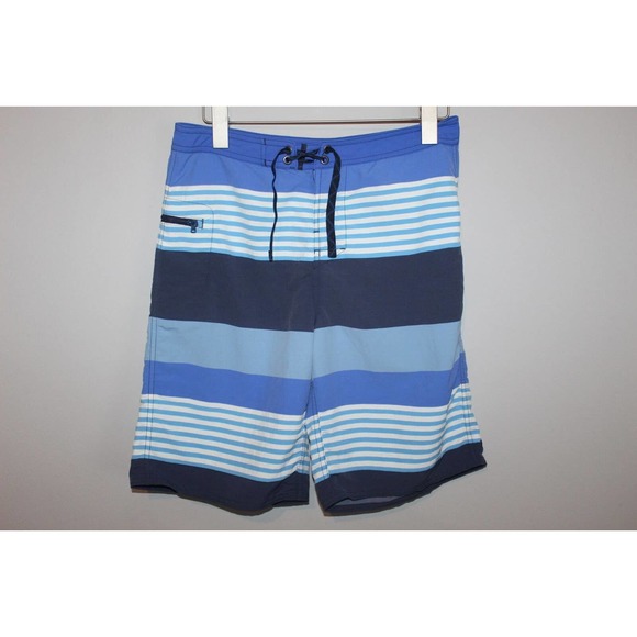 Patagonia Other - Patagonia Wavefarer Boardshorts Striped Swim Shorts Trunks Boys' Size 18 HW8852